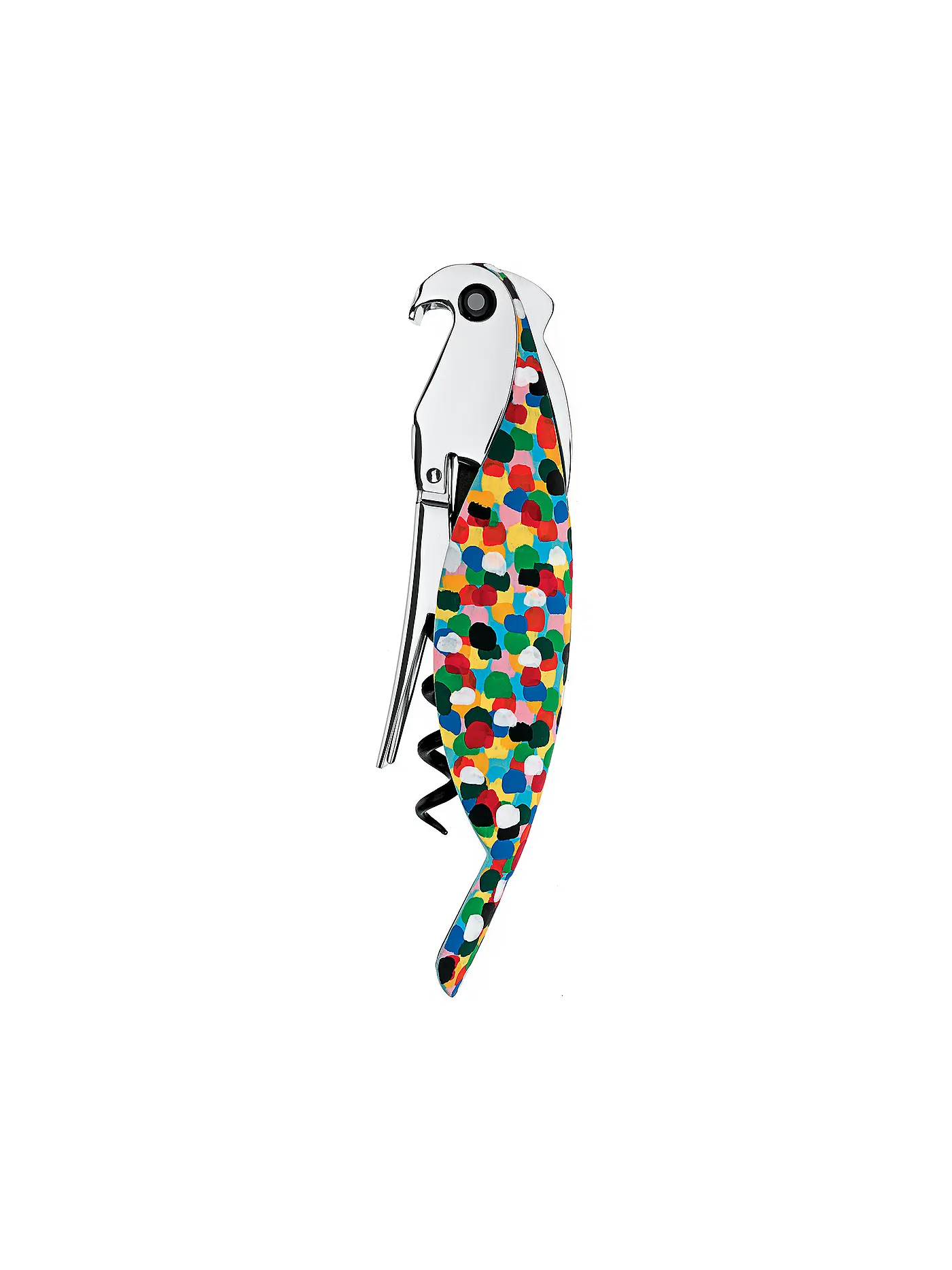 ALESSI | Sommelier-Korkenzieher Parrot Proust Bunt 3cm | 